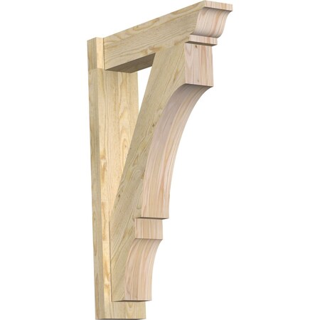 Balboa Rough Sawn Traditional Outlooker, Douglas Fir, 6W X 22D X 34H